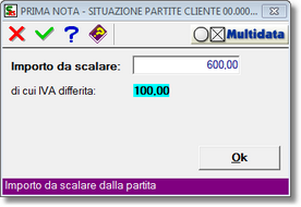 gestione della chiusura per una sola partita 