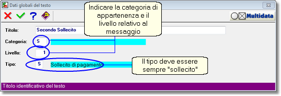 Controllo delle proprietà, nella gestione testi