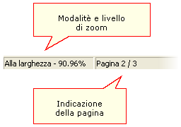 (dettaglio della barra di stato)