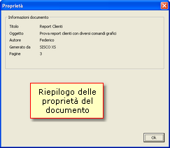 Le informazioni sul documento visualizzato
